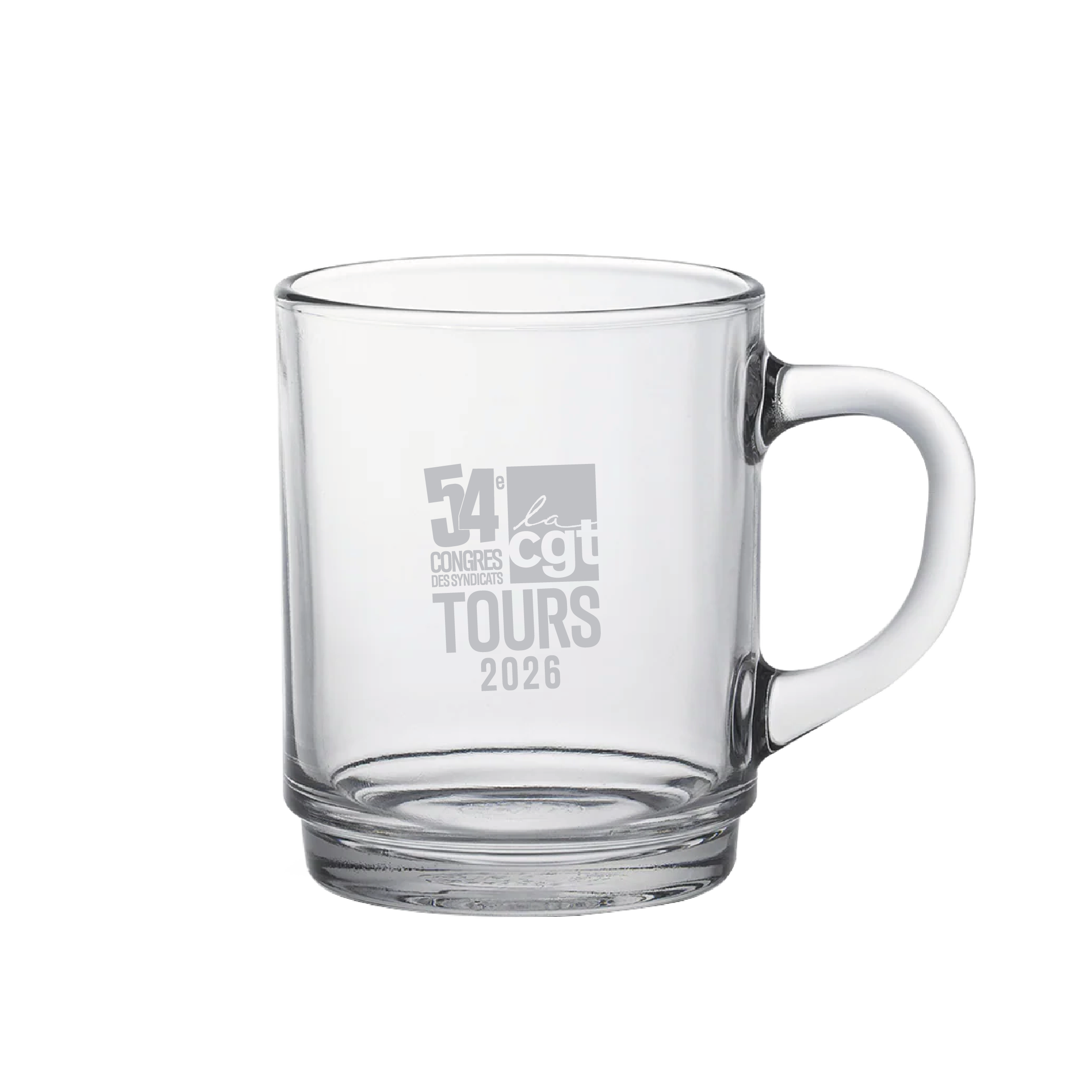 Tasse Duralex® officielle “54ᵉ Congrès – CGT Tours 2026”